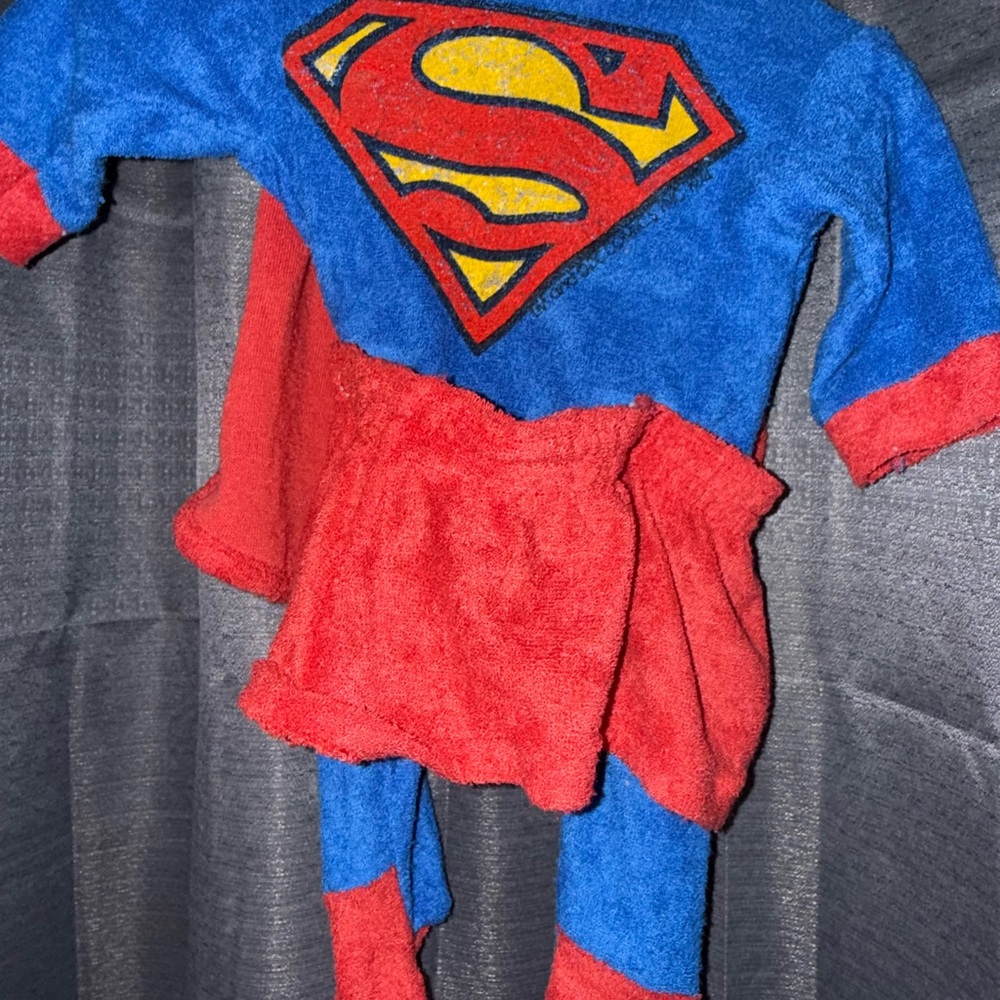 VINTAGE -80’s Super Woman baby outfit